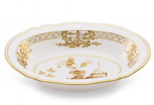 Ginori Oriente Italiano Aurum Oval Bowl -9.75"
